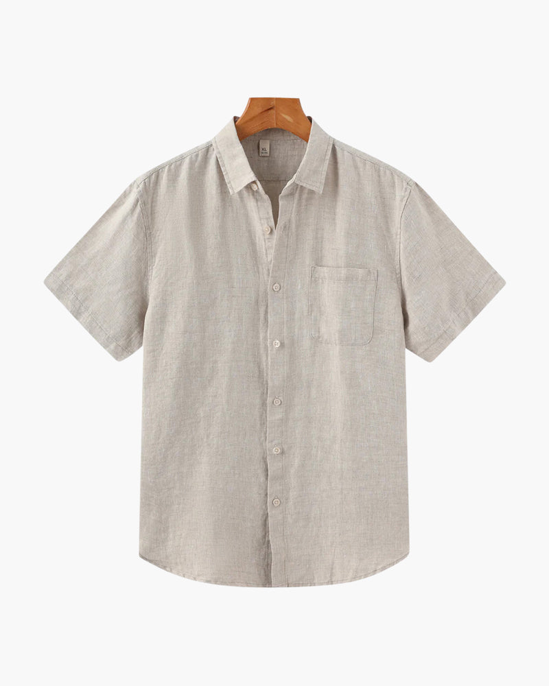 Cape Town - Linen Shirt (Shortsleeve) - Old Money