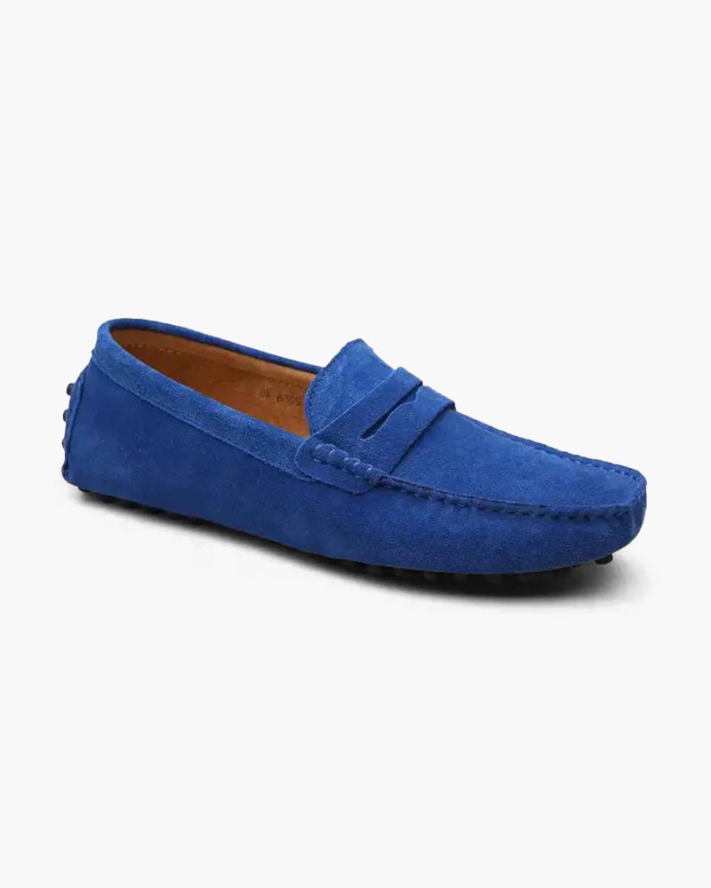 Suede Driver Loafers - Old Money