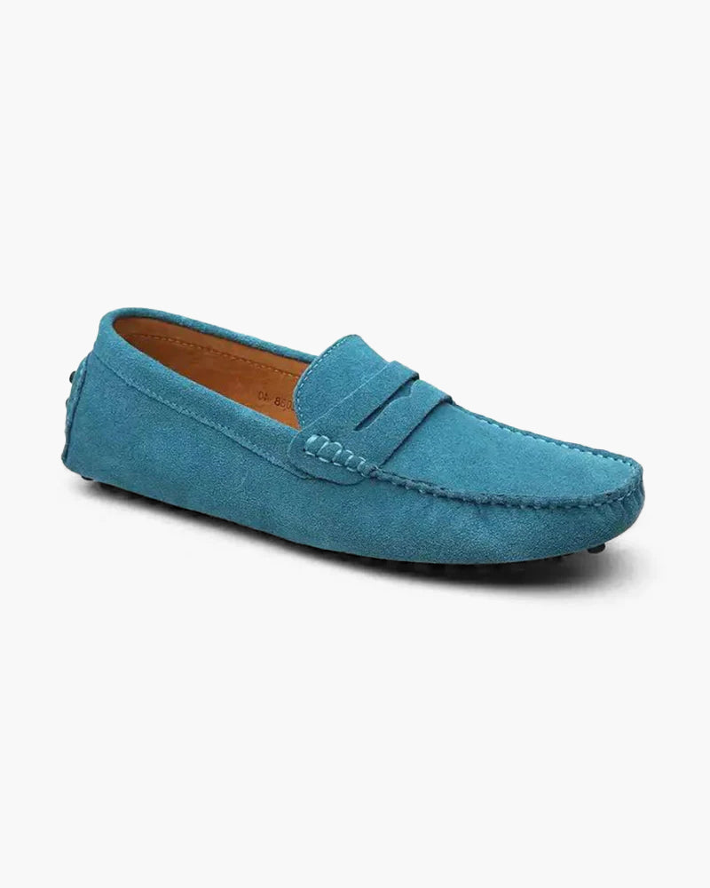 Suede Driver Loafers - Old Money