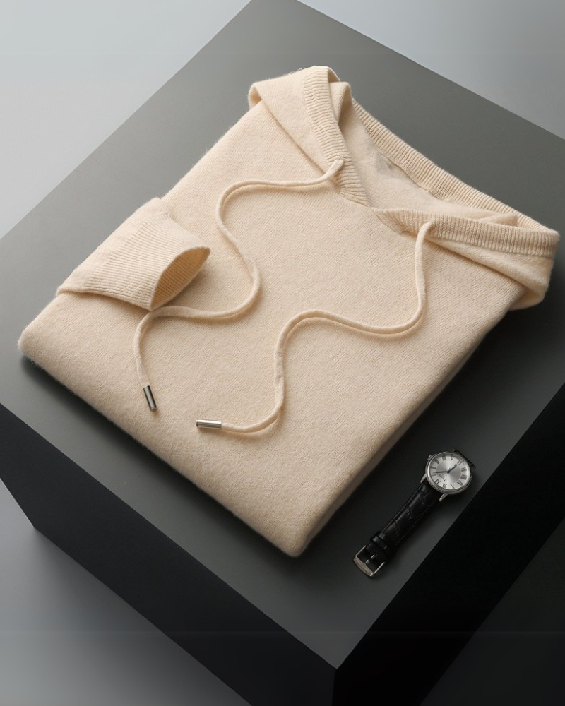 100% Cashmere Hoodie - Old Money