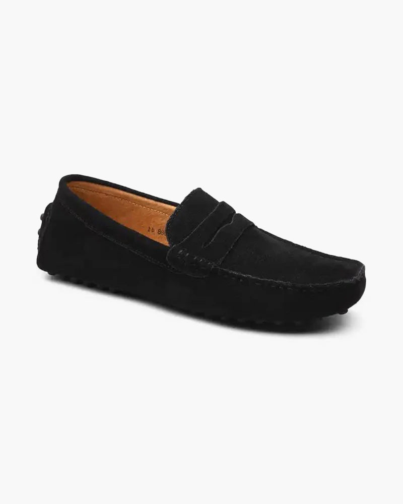 Suede Driver Loafers - Old Money